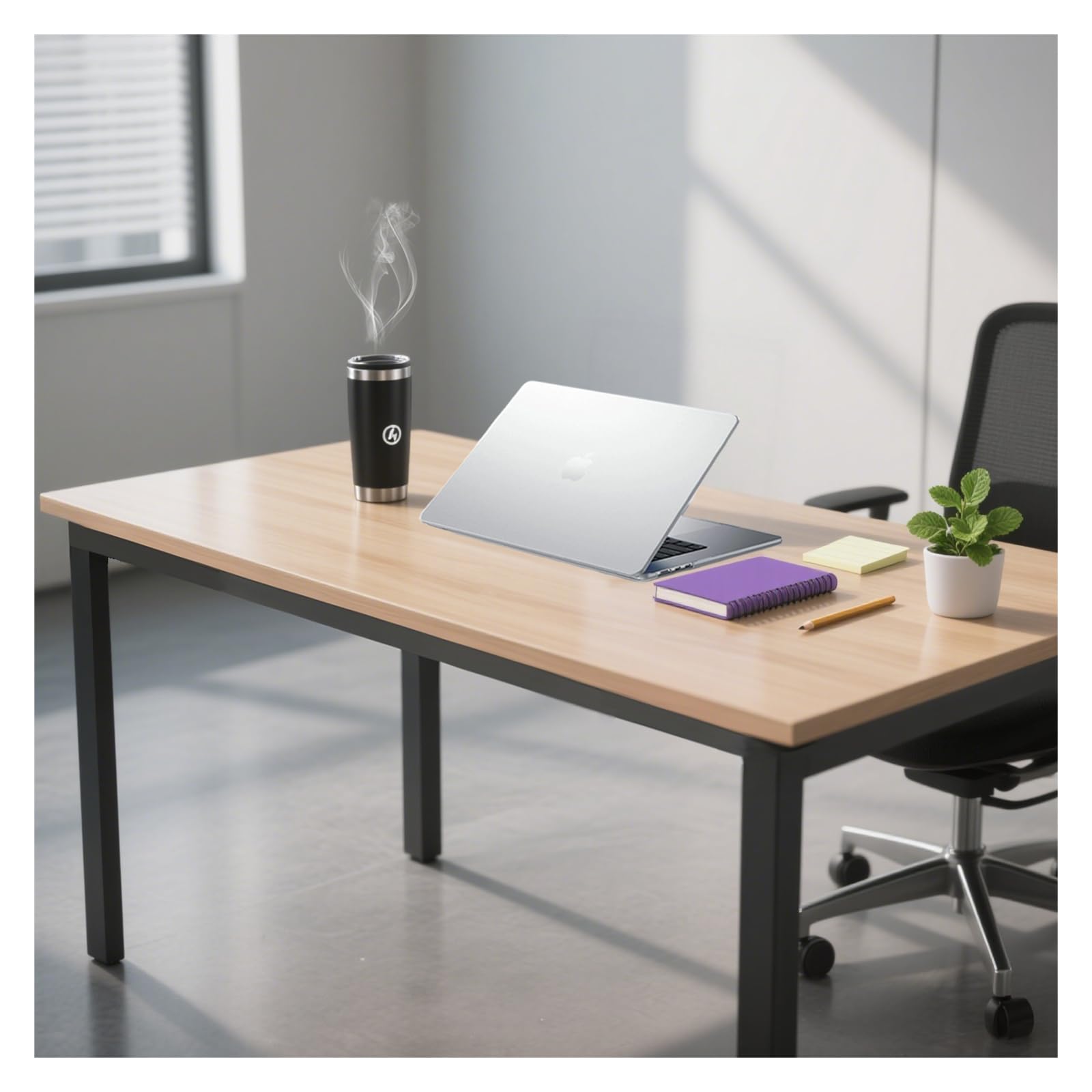 オフィス用 デスク テーブル Amazon.co.jp: 法人様向け 会議テーブル 幅1500×奥行750×高さ720mm